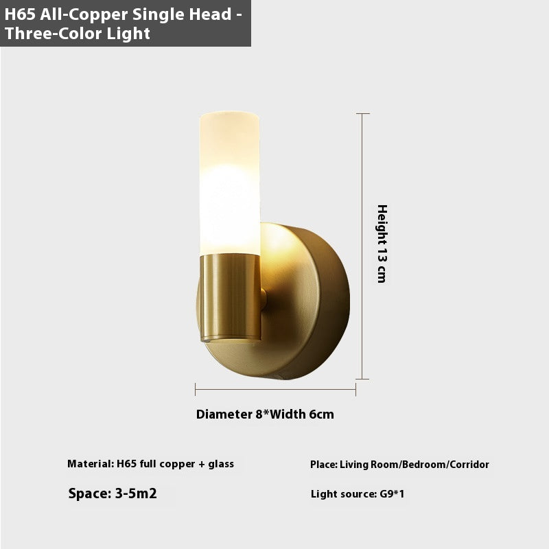 Warm Wall Lamp for Hallways & Stairs