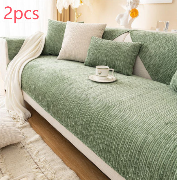 Chenille Cushion Cover, Soft-Woven Modern