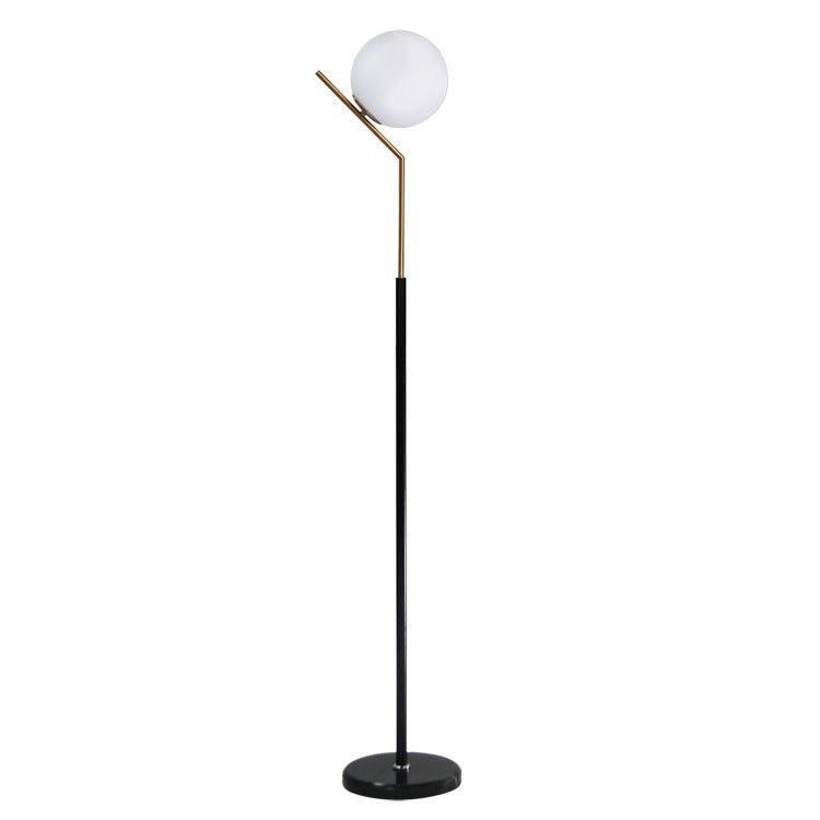 Floor-Standing Lamp with Warm Amber Glow