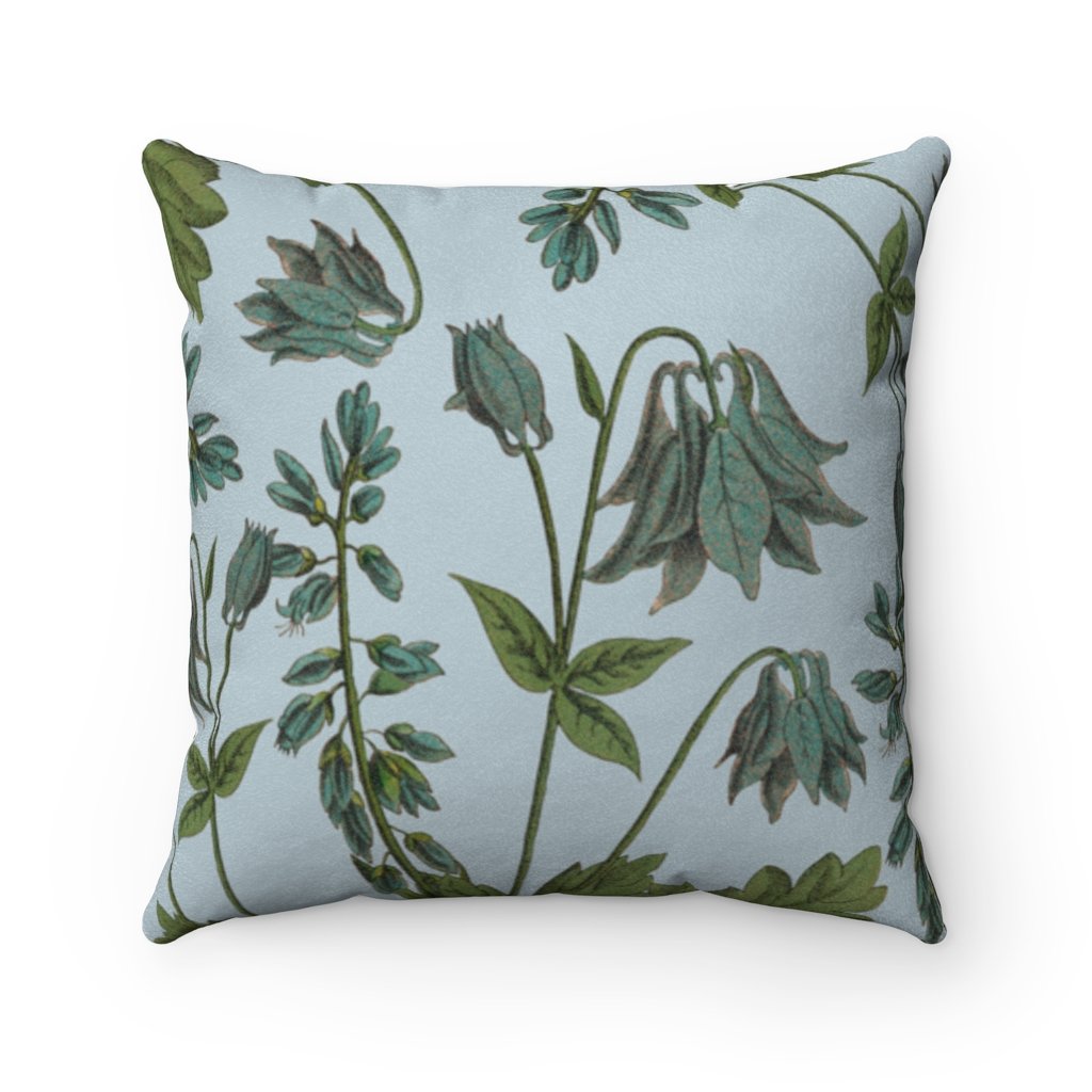 Bluebell Faux Suede Cushion Cover, Double-Sided