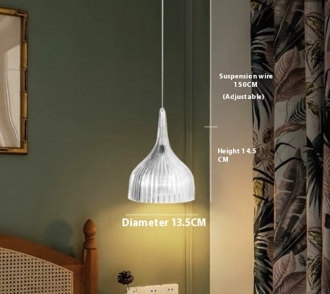 Cream Nordic Acrylic Bedside Ambience Lamp