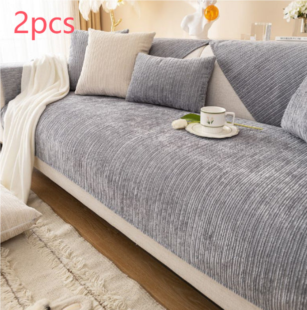 Chenille Cushion Cover, Soft-Woven Modern