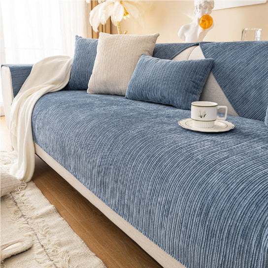 Chenille Cushion Cover, Soft-Woven Modern