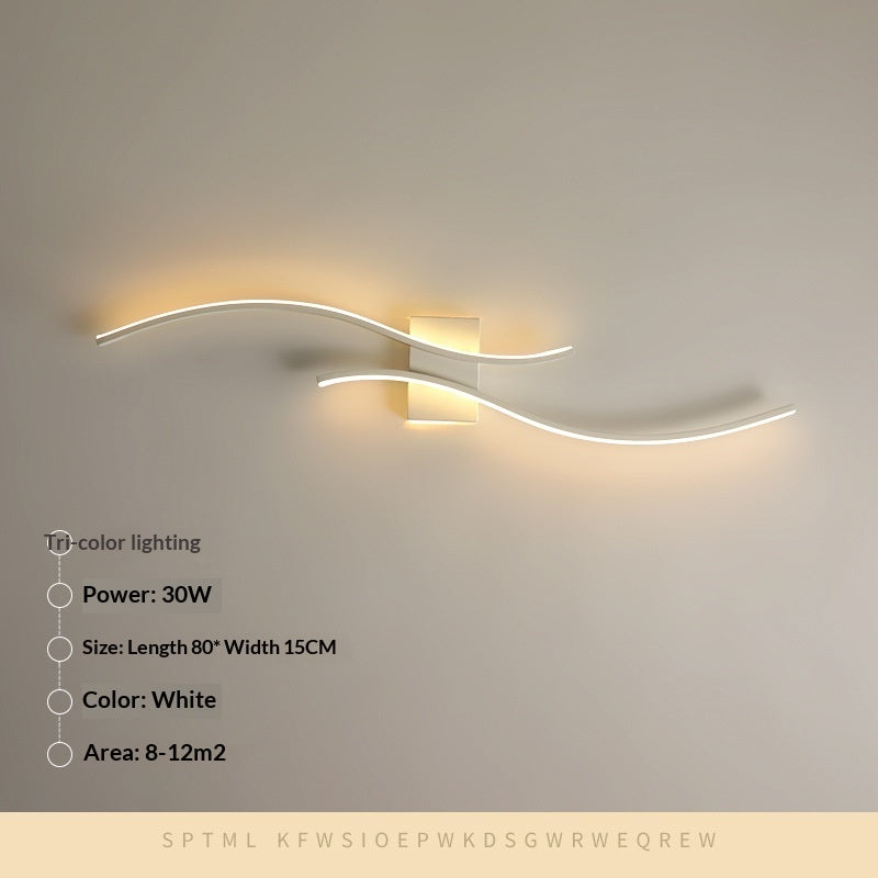 Long Minimalist Wall Sconce, Bedroom & Hallway