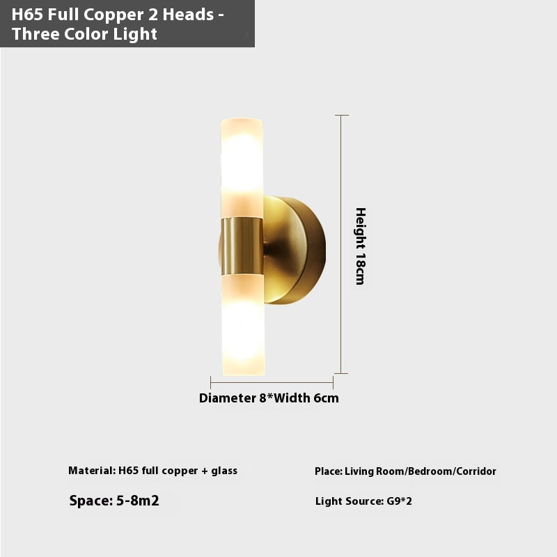 Warm Wall Lamp for Hallways & Stairs