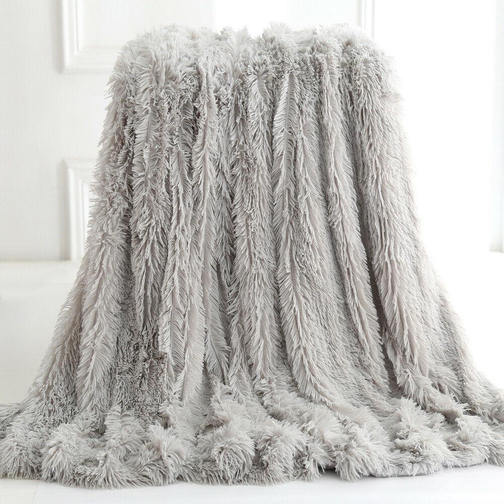 Faux Fur Throw — Plush & Reversible