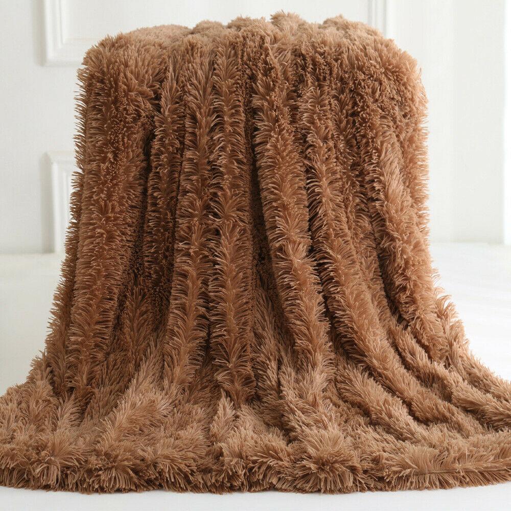 Faux Fur Throw — Plush & Reversible