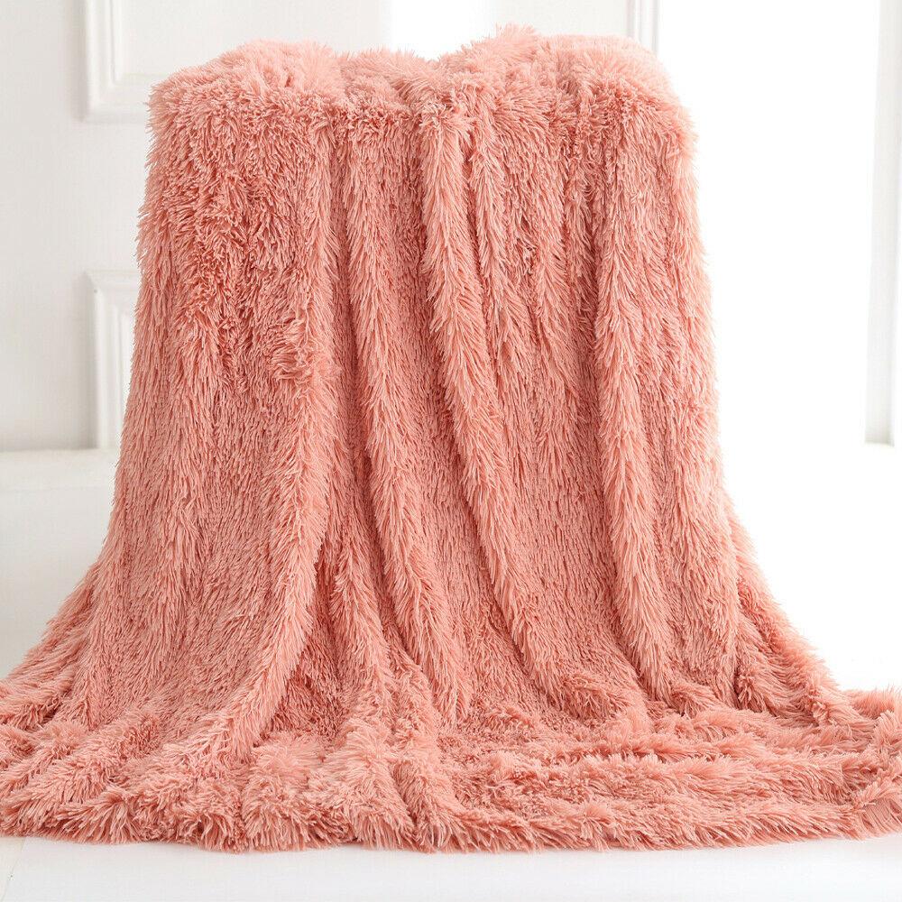 Faux Fur Throw — Plush & Reversible