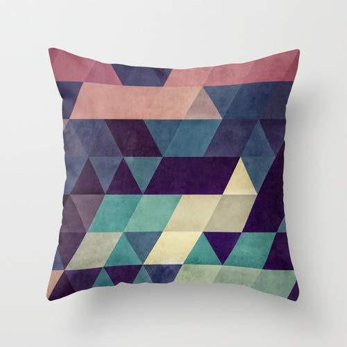 Woven cushion cover in neutral tones, 16 inch square, textured fabric detail